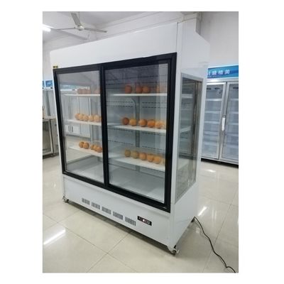 Glass Door Fruit Display Cooler Referigerator Large Capacity 3C