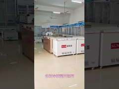 Refrigerador vertical de acero inoxidable de 40 pies cúbicos con estantes ajustables