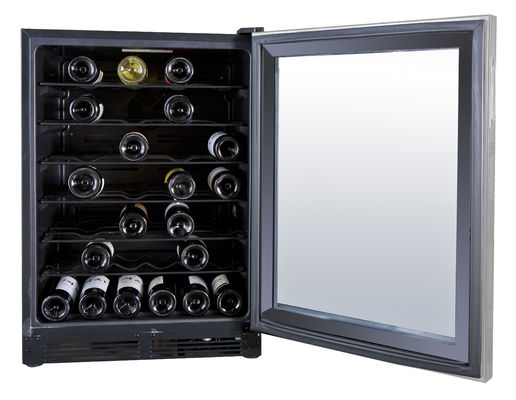 52 Bottles Single Zone Beverage Cooler Refrigerator With High Working Efficiency