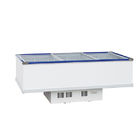 Electrical Commercial Display Refrigerator , Glass Doors Chest Freezer 1035L Capacity,Saving Energy Display Freezer