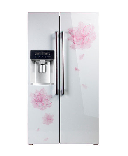 598L Low Power Low Noise Frost Free Side By Side Refrigerator Freezer Super Freezing Function CE Approval with Ice Maker